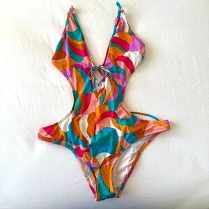 Emilio Pucci Multicolor One-Piece Swimsuit